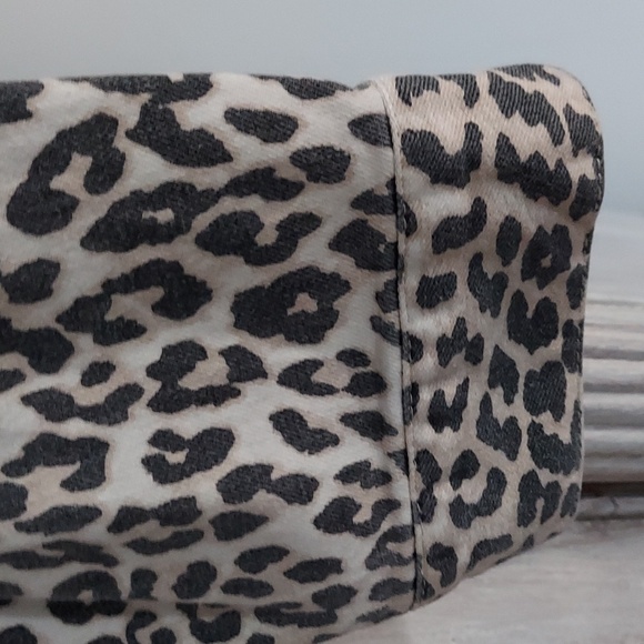 NEVER WORN Pistola Naya Leopard Print Boyfriend Denim Jacket - Picture 3 of 5